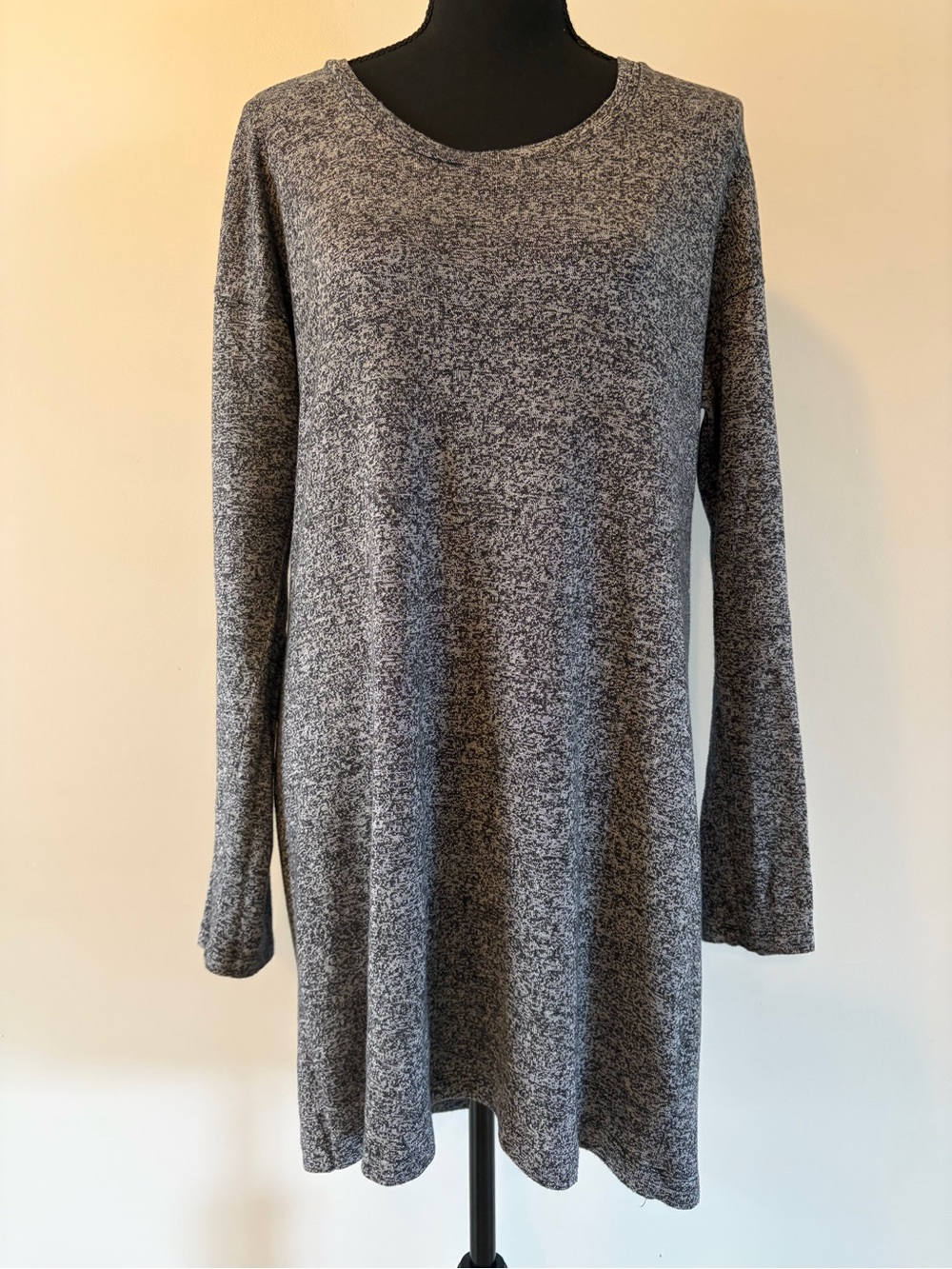 Women’s MEC Gray Heathered Long Sleeve Swing Dress size M